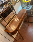 Yew Wood 2 Drawer Narrow Console Table (SKU64)