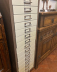 Vintage Bisley 15 Drawer Metal Filing Cabinet (SKU132)