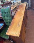 Long Yew Wood Vintage Bookcase (SKU133)
