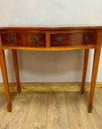Yew Wood Console Table With 2 Drawers (SKU94)
