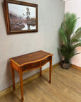 Yew Wood Console Table With 2 Drawers (SKU94)