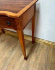 Yew Wood Console Table With 2 Drawers (SKU94)