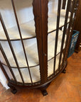 Edwardian Bow Fronted Display Cabinet (SKU87)