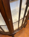 Edwardian Bow Fronted Display Cabinet (SKU87)