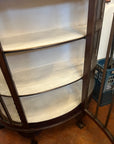 Edwardian Bow Fronted Display Cabinet (SKU87)