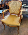 Vintage French Style Carved Ornate Armchair (SKU254)