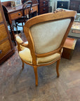 Vintage French Style Carved Ornate Armchair (SKU254)