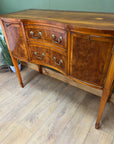 Bevan Funnell Yew Wood Serpentine Fronted Sideboard (SKU92)