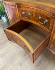 Bevan Funnell Yew Wood Serpentine Fronted Sideboard (SKU92)