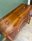 Bevan Funnell Yew Wood Serpentine Fronted Sideboard (SKU92)