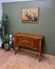 Bevan Funnell Yew Wood Serpentine Fronted Sideboard (SKU92)