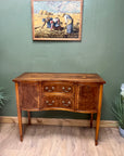 Bevan Funnell Yew Wood Serpentine Fronted Sideboard (SKU92)