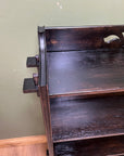Arts & Crafts Style Oak Open Bookcase Peg Fittings (SKU126)