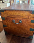 Antique Campaign Trunk Chest (SKU236)
