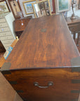 Antique Campaign Trunk Chest (SKU236)