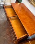 Vintage Yew Wood Cabinet With Two Drawers (SKU234)