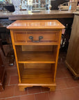 Small Yew Wood Bookcase With One Drawer (SKU233)