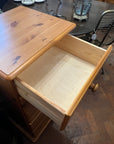 Narrow Pine Chest Of Five Drawers (SKU161)