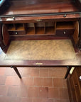 Antique Edwardian Roll Top Desk With Key (SKU129)