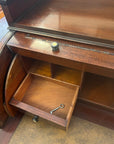 Antique Edwardian Roll Top Desk With Key (SKU129)