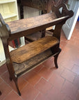 Arts & Crafts Antique Oak Double Book Trough (SKU74)