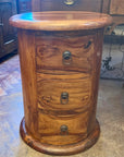 Round 3 Drawer Drum Chest (SKU222)