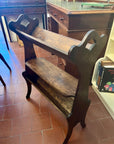 Arts & Crafts Antique Oak Double Book Trough (SKU74)