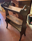 Arts & Crafts Antique Oak Double Book Trough (SKU74)