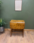 Antique Small Drop Leaf Extending Swivel Top Dining Table (SKU33)
