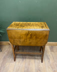 Antique Small Drop Leaf Extending Swivel Top Dining Table (SKU33)