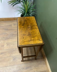 Antique Small Drop Leaf Extending Swivel Top Dining Table (SKU33)