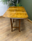 Antique Small Drop Leaf Extending Swivel Top Dining Table (SKU33)