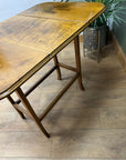 Antique Small Drop Leaf Extending Swivel Top Dining Table (SKU33)