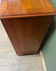 Vintage Yew Wood Small Chest Drawers / Bedside (SKU171)