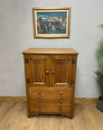 Vintage Oak Chest Tall Boy (SKU162)