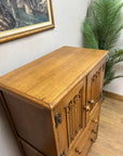 Vintage Oak Chest Tall Boy (SKU162)