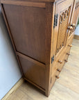 Vintage Oak Chest Tall Boy (SKU162)