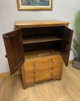 Vintage Oak Chest Tall Boy (SKU162)