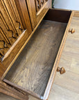 Vintage Oak Chest Tall Boy (SKU162)