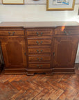Vintage Breakfront Sideboard Regency Style (SKU66)