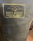 Leather Vintage American North Hickory Chair Swivel Adjustable Height (SKU139)