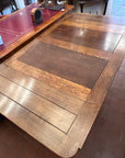 Vintage Oak Draw Leaf Wooden Dining Table (SKU33)