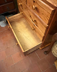 Vintage Pine 2 Over 3 Chest Drawers (SKU162)