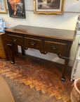 Antique Oak Georgian Style Console Table (SKU228)