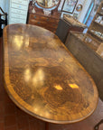 Regency Style Burr Walnut Extending Dining Table (SKU32)