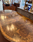 Regency Style Burr Walnut Extending Dining Table (SKU32)