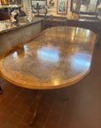 Regency Style Burr Walnut Extending Dining Table (SKU32)
