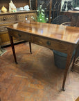 Edwardian Inlaid Mahogany 2 Drawer Writing Desk (SKU126)