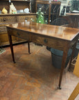 Edwardian Inlaid Mahogany 2 Drawer Writing Desk (SKU126)