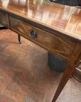 Edwardian Inlaid Mahogany 2 Drawer Writing Desk (SKU126)